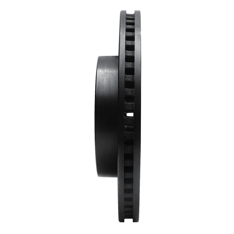 Dodge Durango Brake Rotor (1) - Front Right - R1 Concepts - Drilled & Slotted - Black - 2003